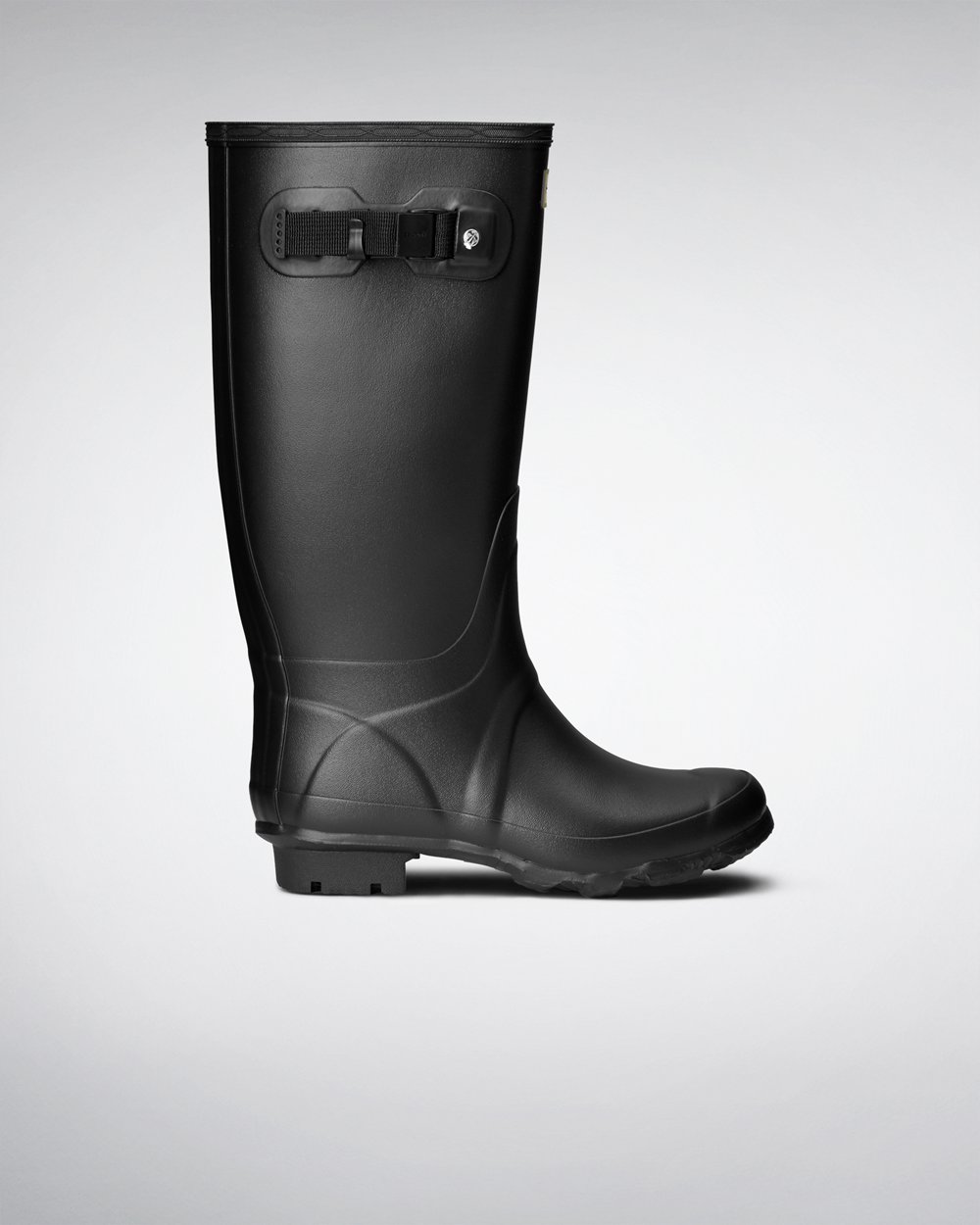 Women Hunter Huntress Leg | Wide Fit Rain Boots Black | NZ-21639-LHDE